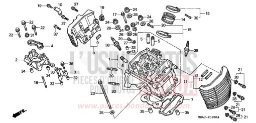 CULASSE (AVANT) VT750CW de 1998